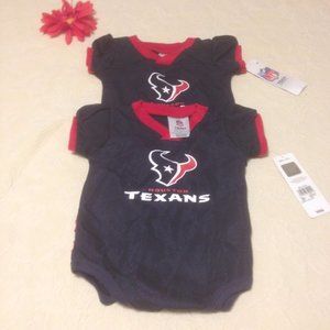 Bundle of Houston Texans Infant bodysuits by NFL